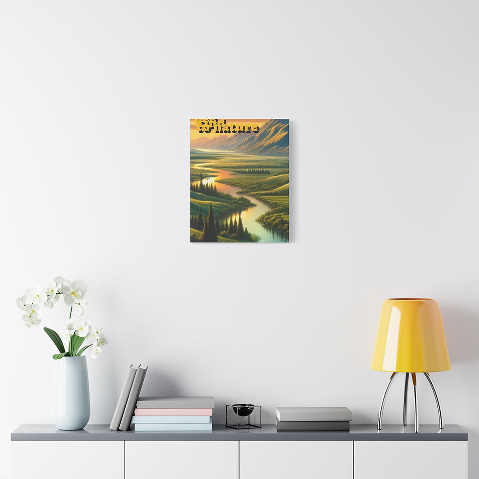 Thumbnail: LitterBee | Bee Kind to Nature Canvas Wall Art