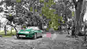 Green TVR Chimaera in Mexico during the Pub2Pub Expedition overlanding trip