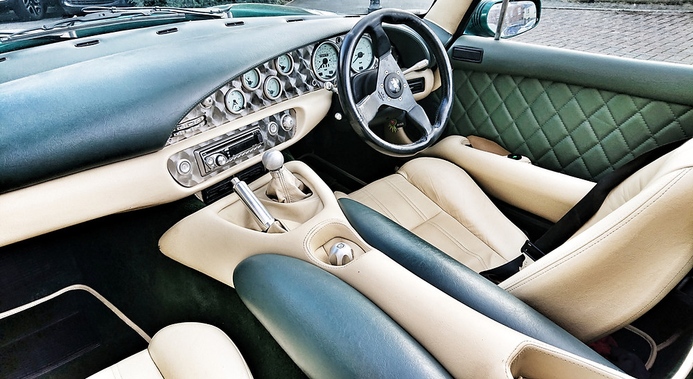 TVR Chimaera steel dashboard