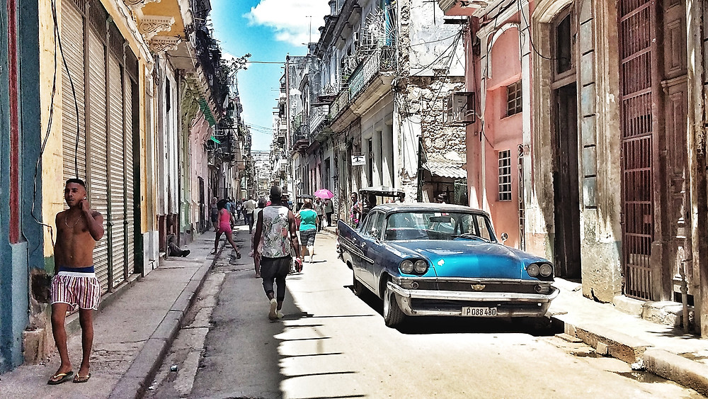 Classic car in the streets of Havana, Cuba