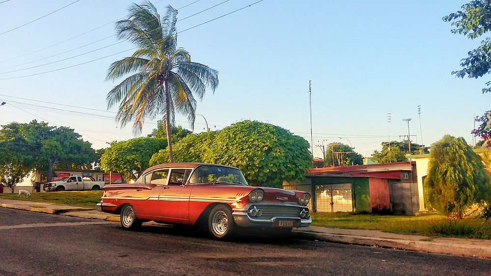 classic chevy '57 in Cuba