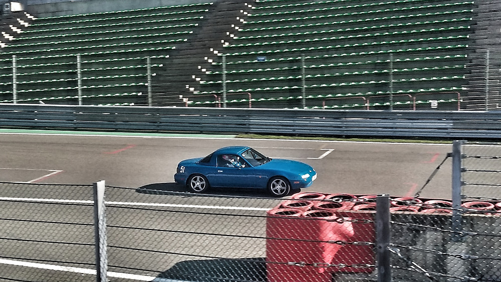 Mazda MX5 at Spa Track day