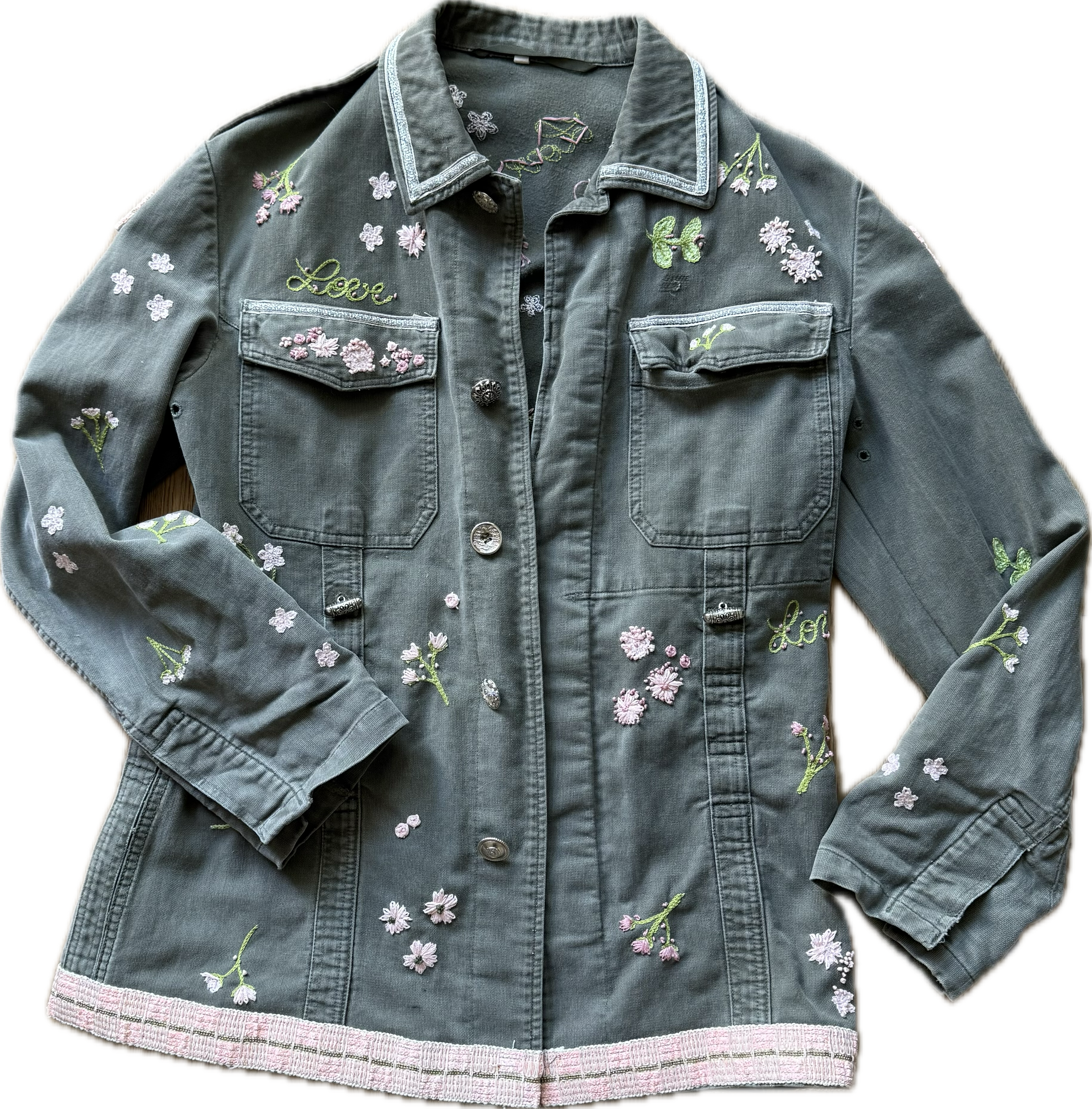 Floral Embroidered Jacket