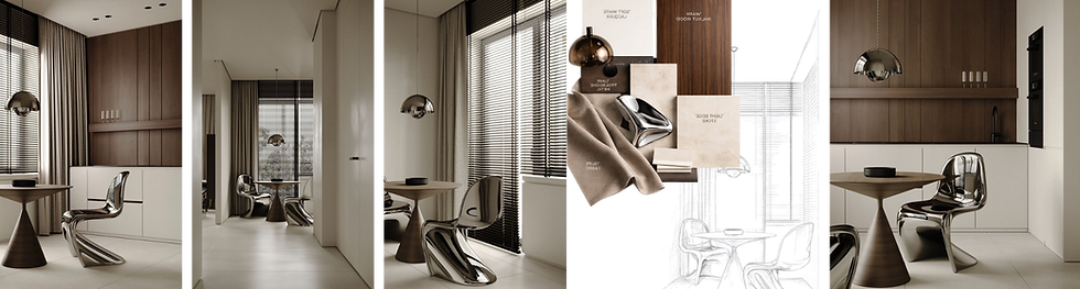 Modern interior design project by Think Studio