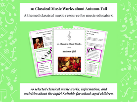 10 Classical Music Works about Autumn/Fall: Music education resource
