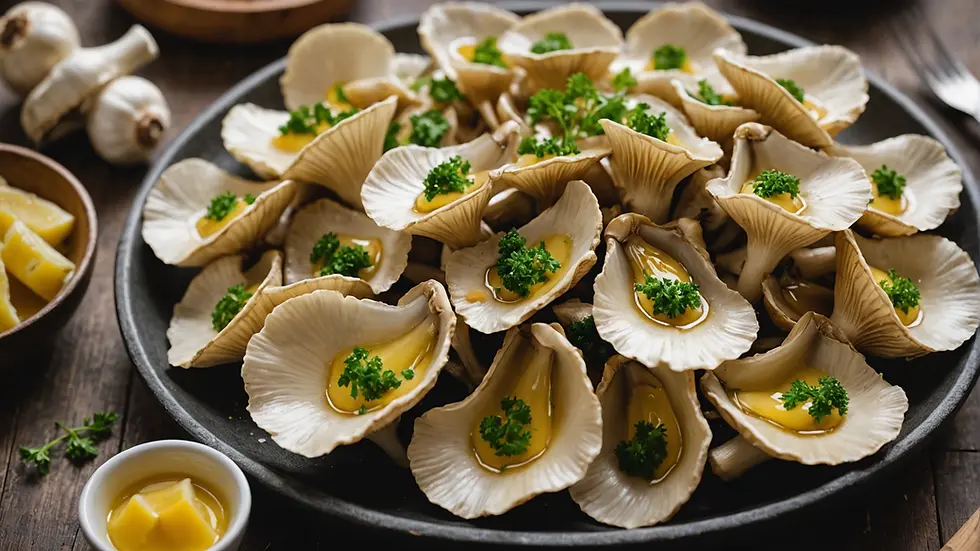 Garlic Butter Oyster Mushrooms