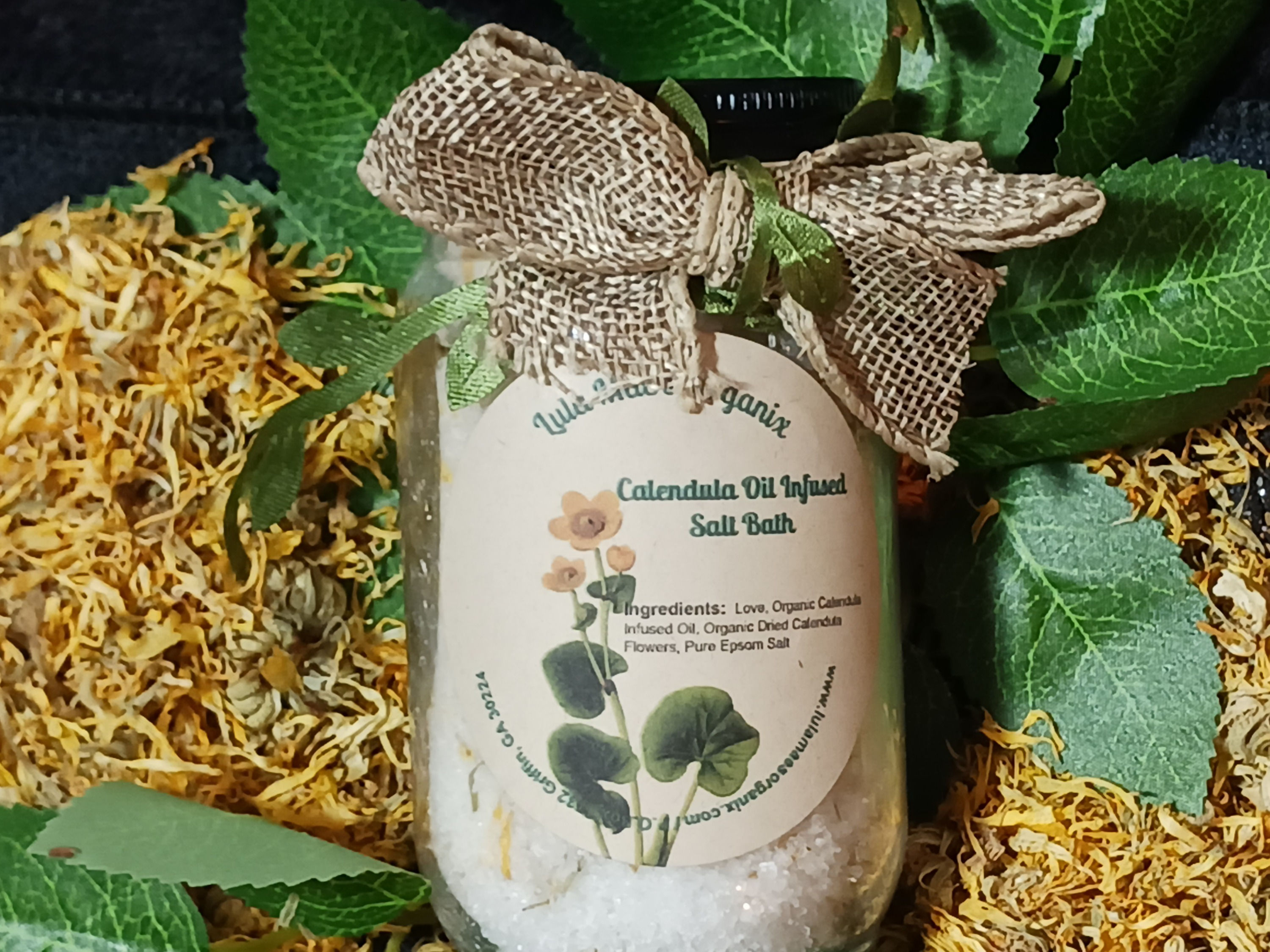 Calendula Oil Infused Bath Soak