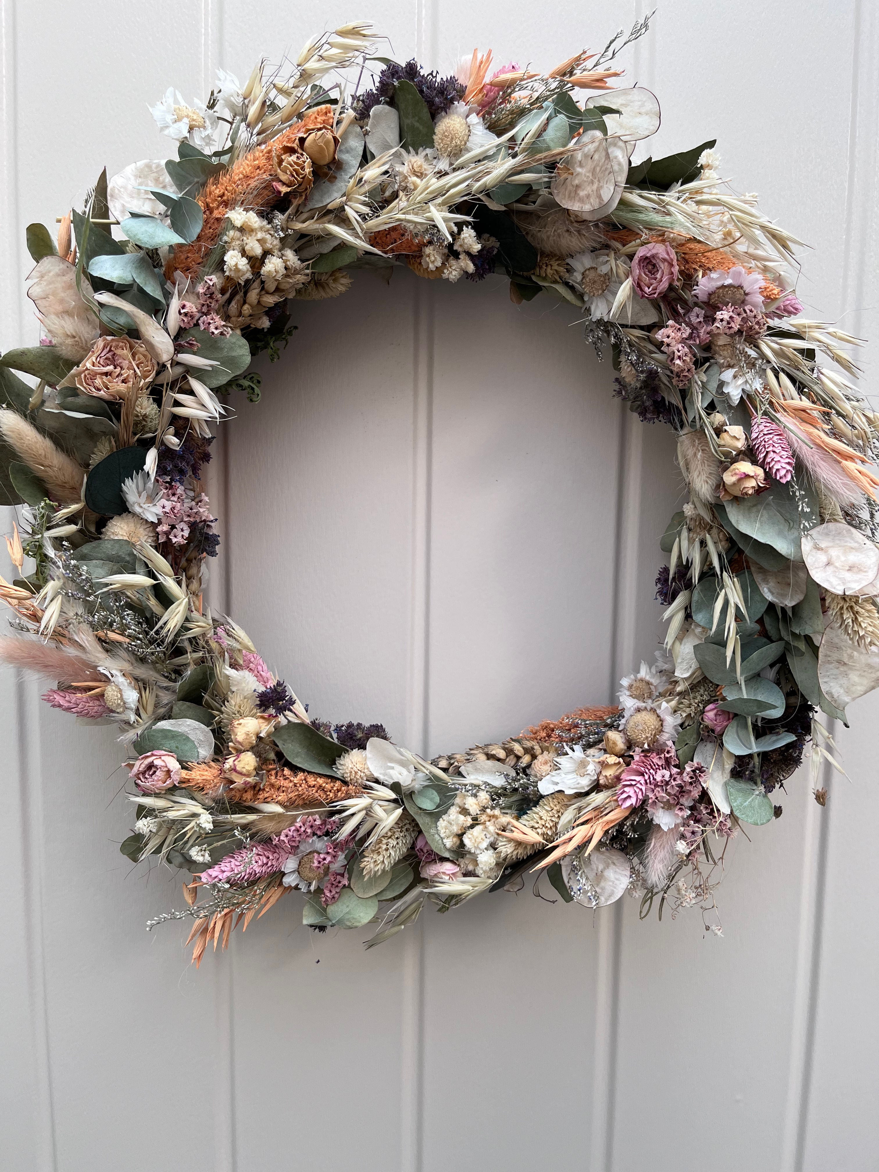 Rustic Dried Flower Wreath