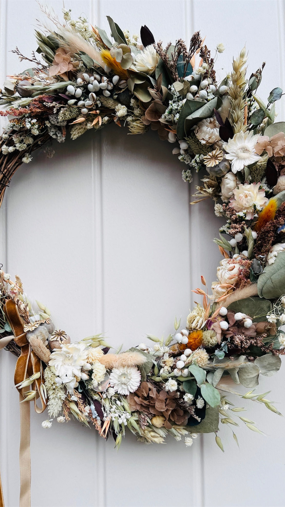 Rustic Dried Flower Wreath