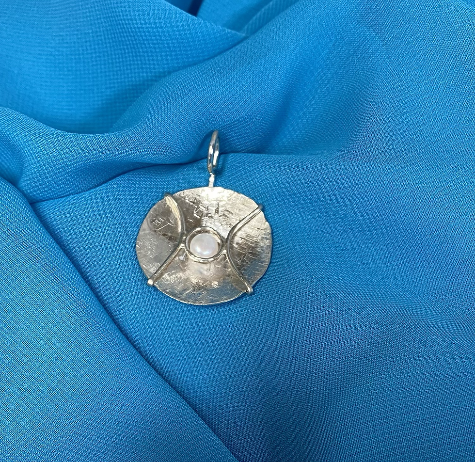 Thumbnail: "Swirls & Pearls Pendant"  Thursday July 13, 2023 10:00am - 2:00pm