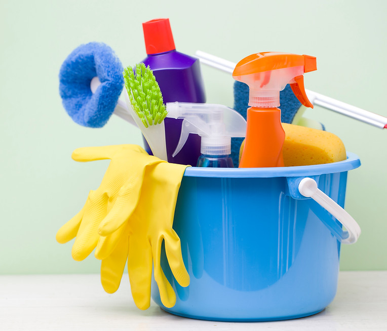 Cleaning Supplies Bucket