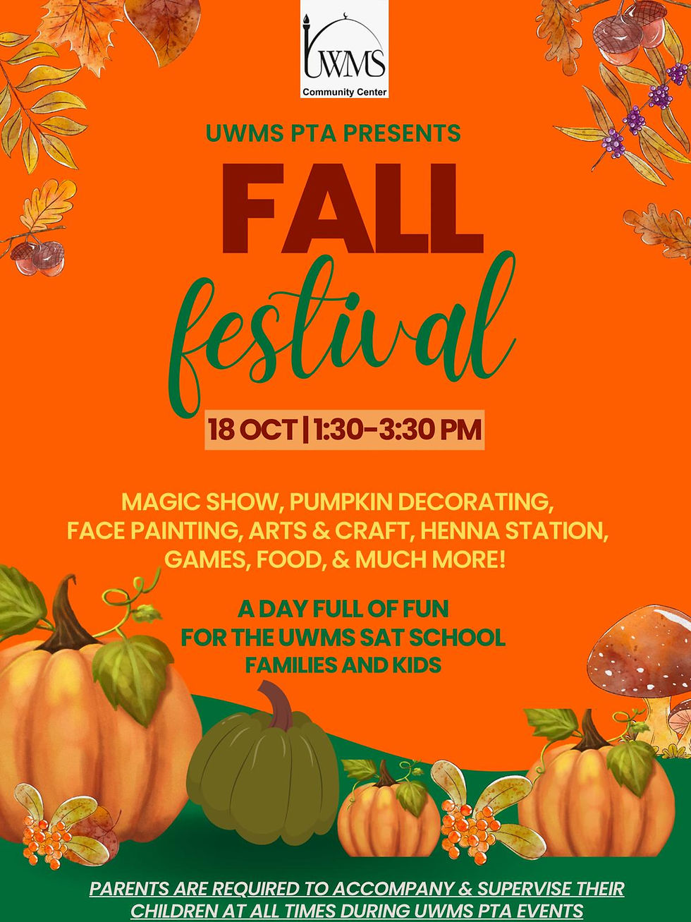 UWMS PTA FALL FESTIVAL 2025