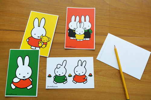 Miffy | Silkscreen Postcard set | ZEROPERZERO