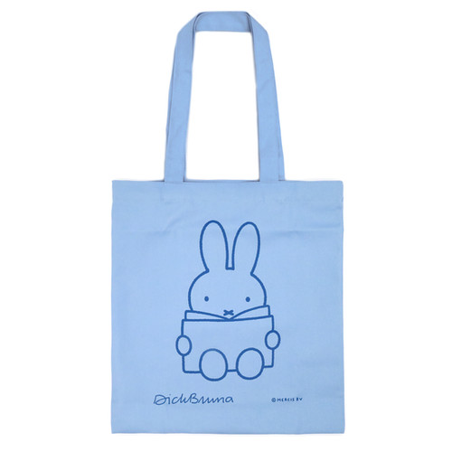 MIFFY reading blue | Miffy Eco bag | ZEROPERZERO