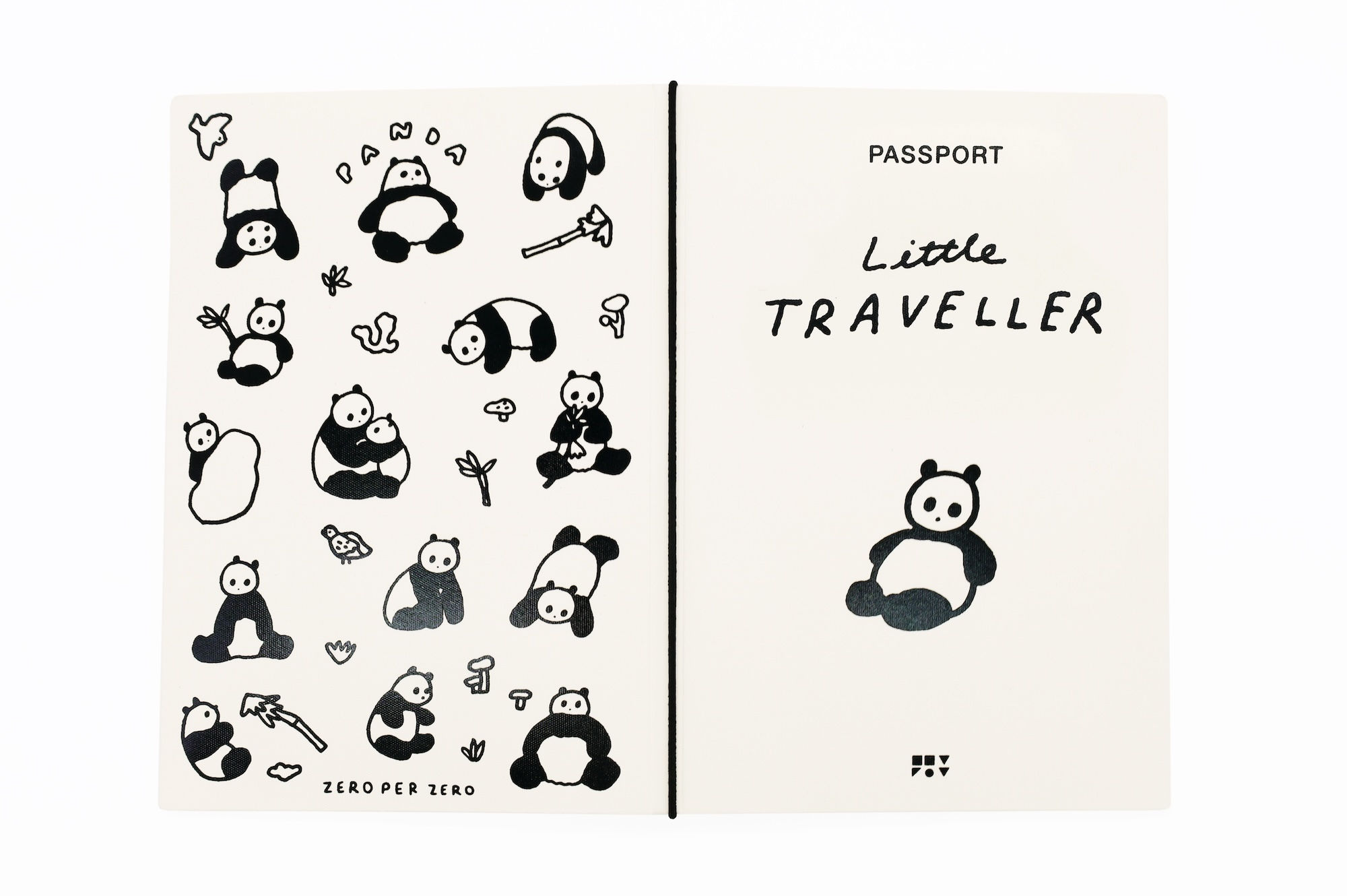PANDA white | Passport cover2