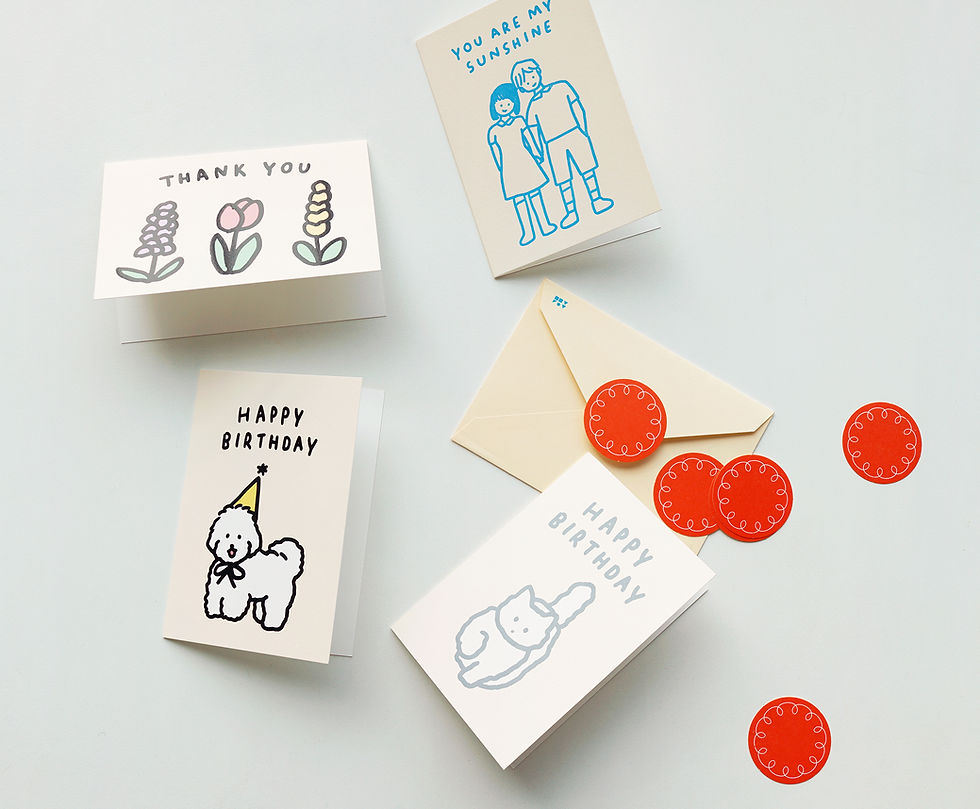 Thumbnail: FLOWER 2 (thank you) | Pressed Card