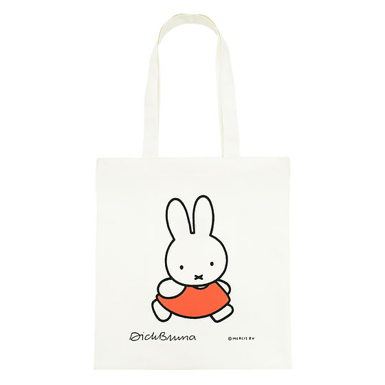 Miffy Walking White | Miffy Eco bag | ZEROPERZERO