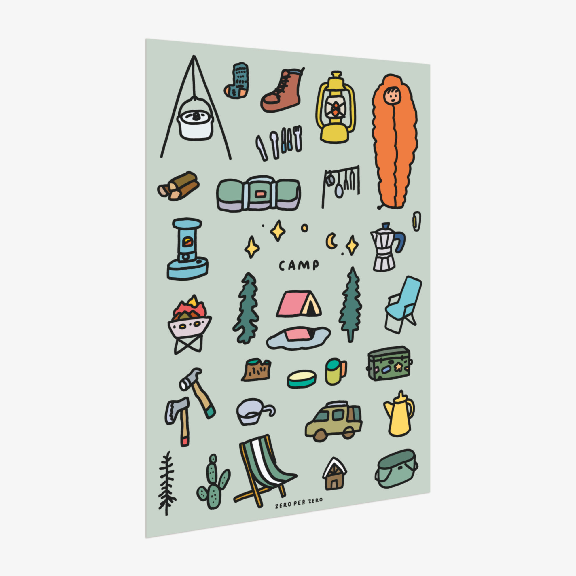 CAMP(OBJECT) | A3 poster