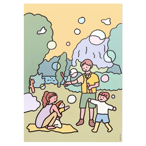 SOAP BUBBLES | A3 poster | ZEROPERZERO
