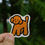 Thumbnail: BROWN POODLE | Magnet