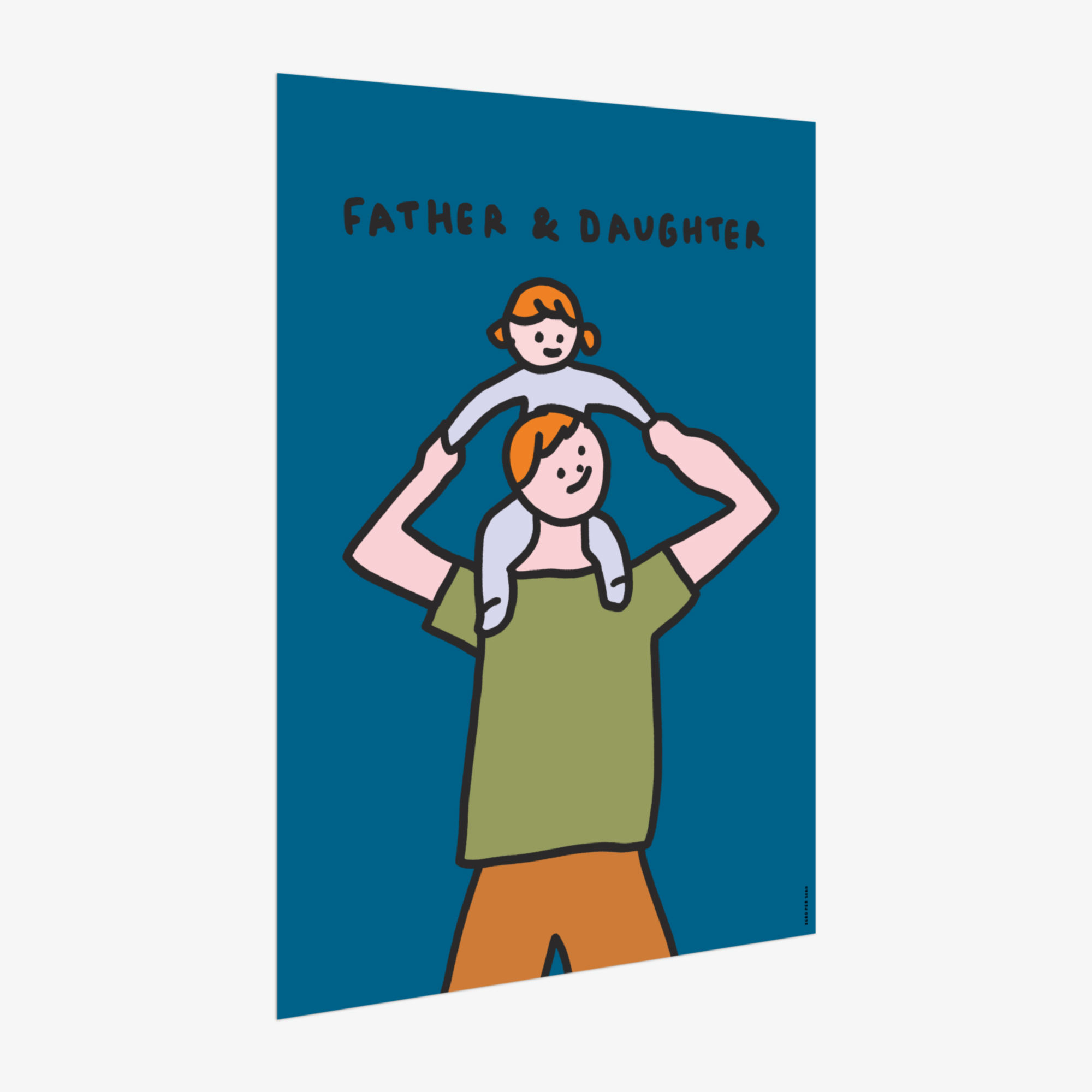 PIGGYBACK1(Daughter) | A3 poster