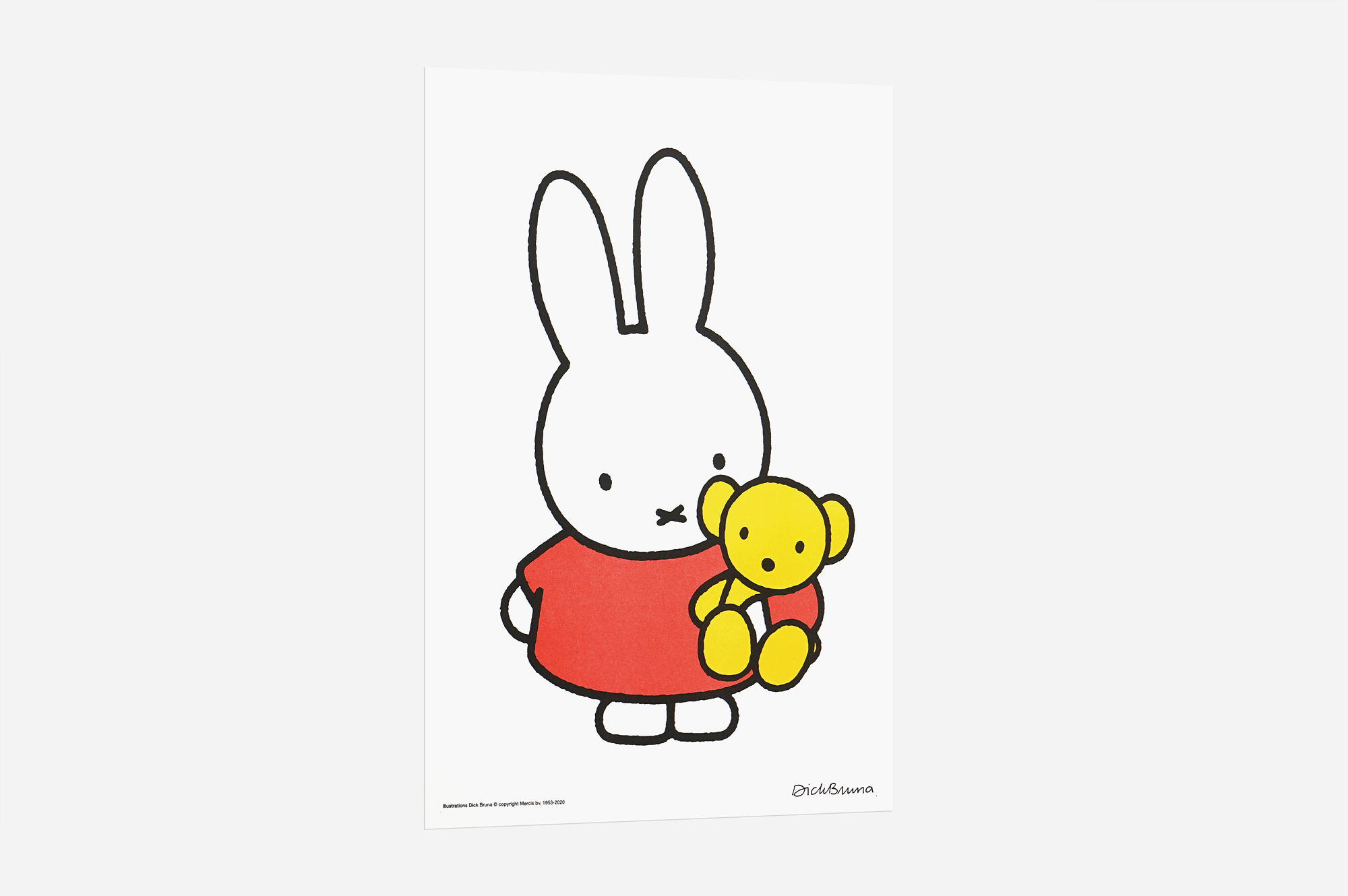 MIFFY & TEDDY BEAR | MIFFY A3 RISO poster