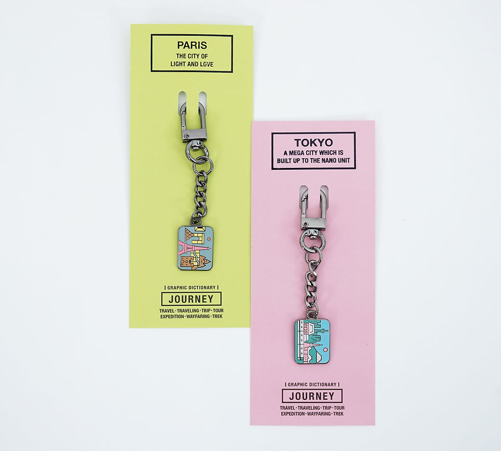 Thumbnail: TOKYO | Metal Keyring