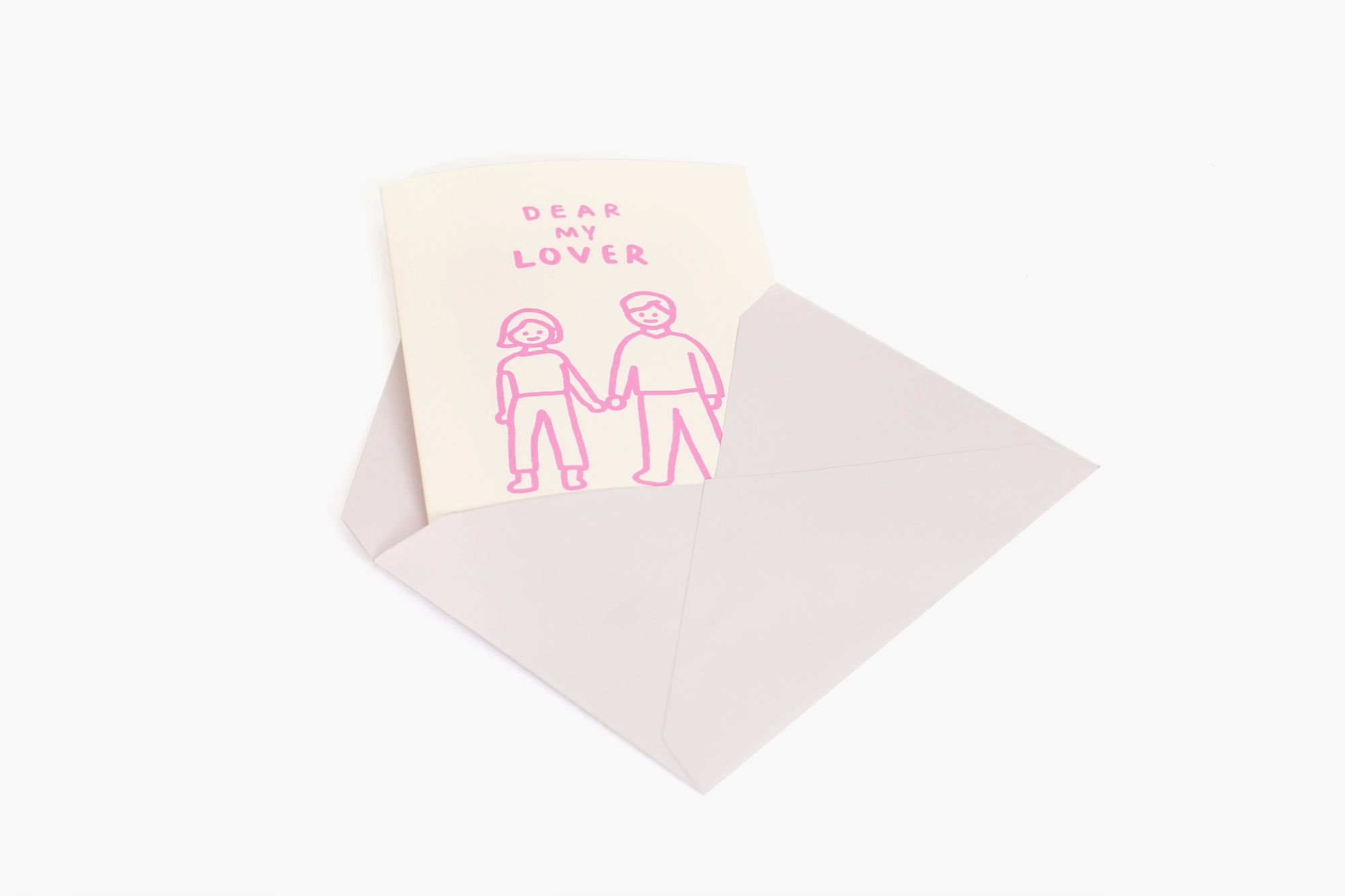 DEAR MY LOVER | Pressed Card