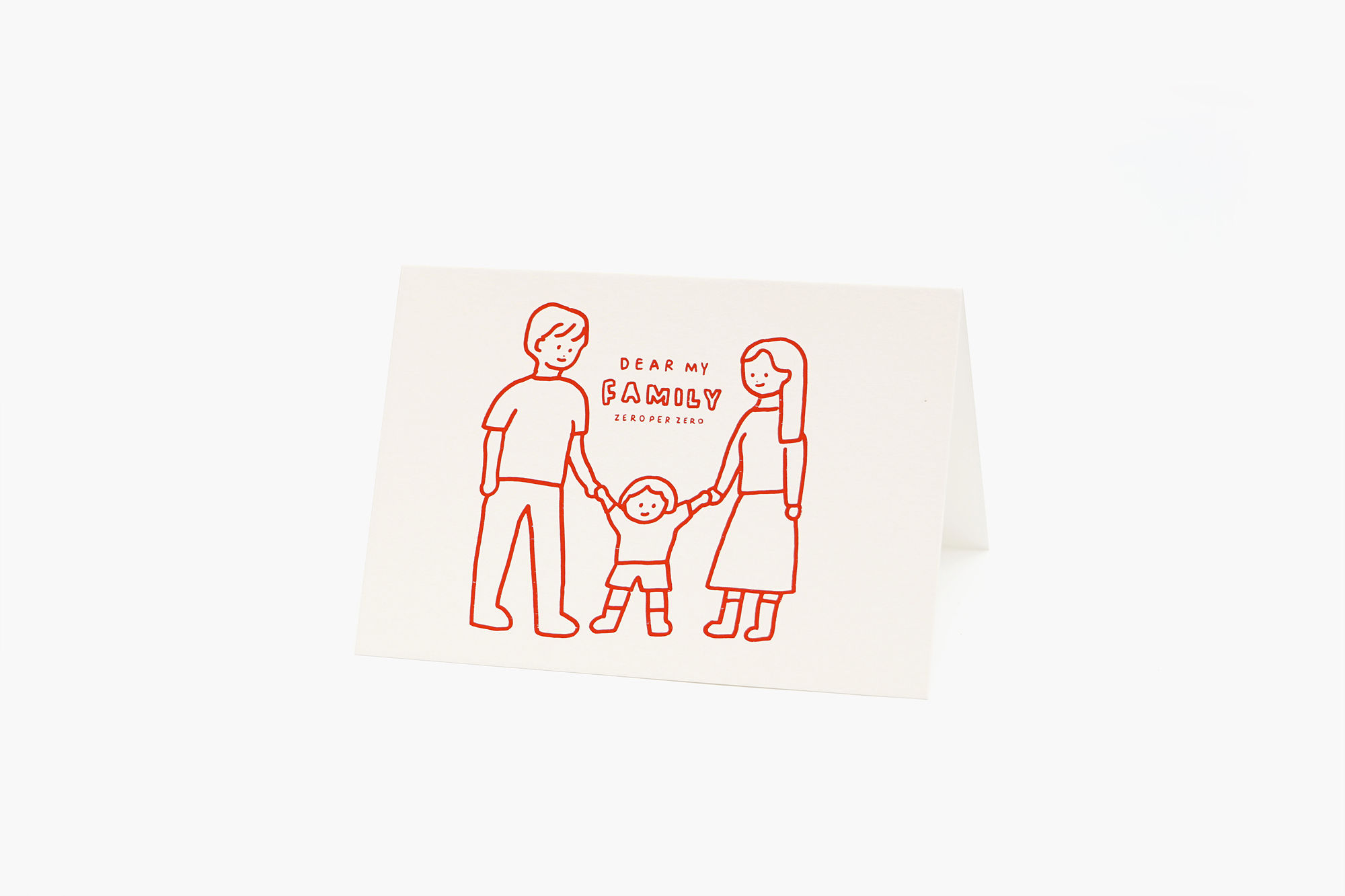 FAMILY2(RED) | Pressed Card