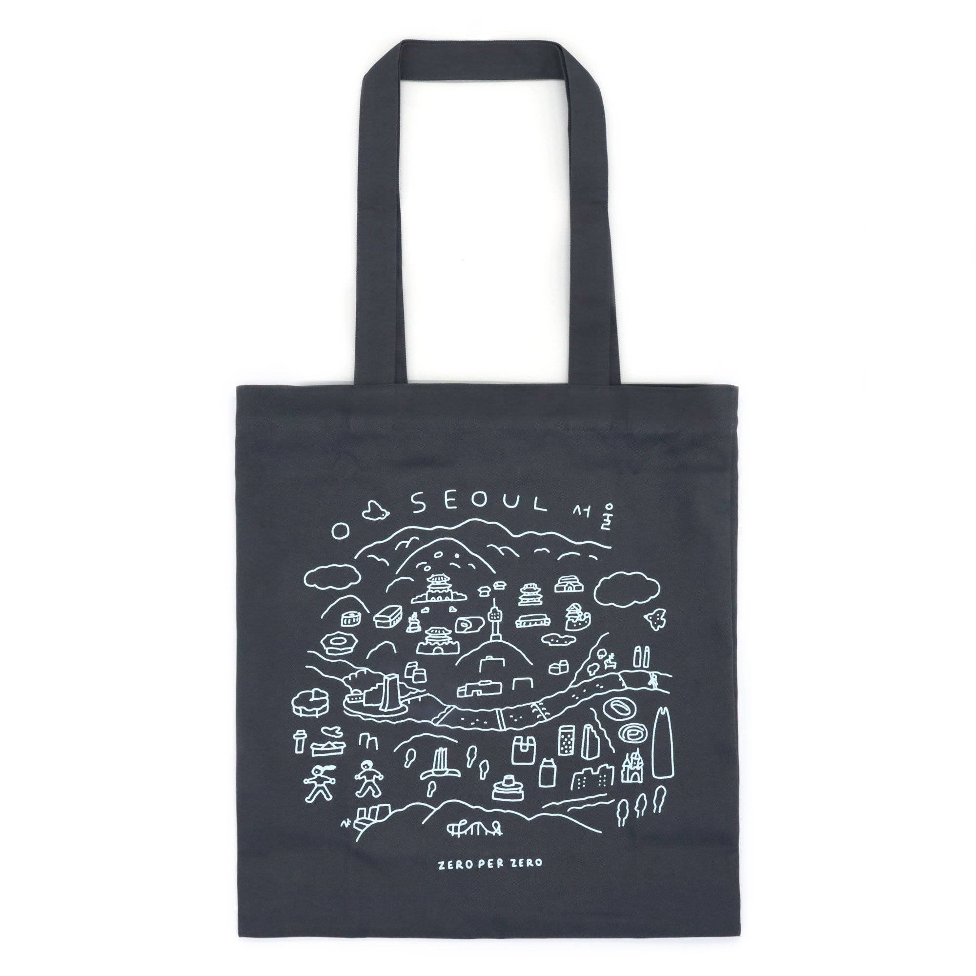 SEOUL view charcoal2 | Eco bag