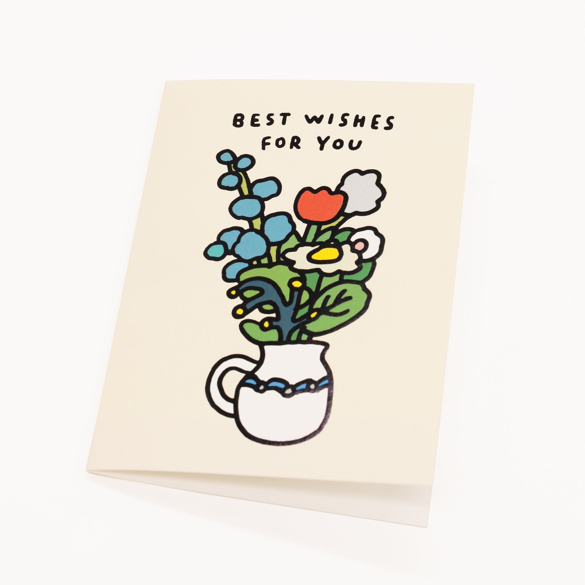 Flower3(best wishes) | Pressed Card
