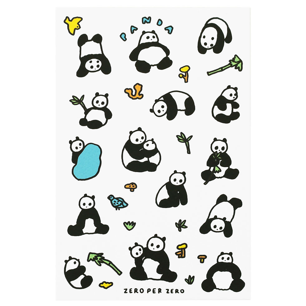 PANDA | Silkscreen Postcard