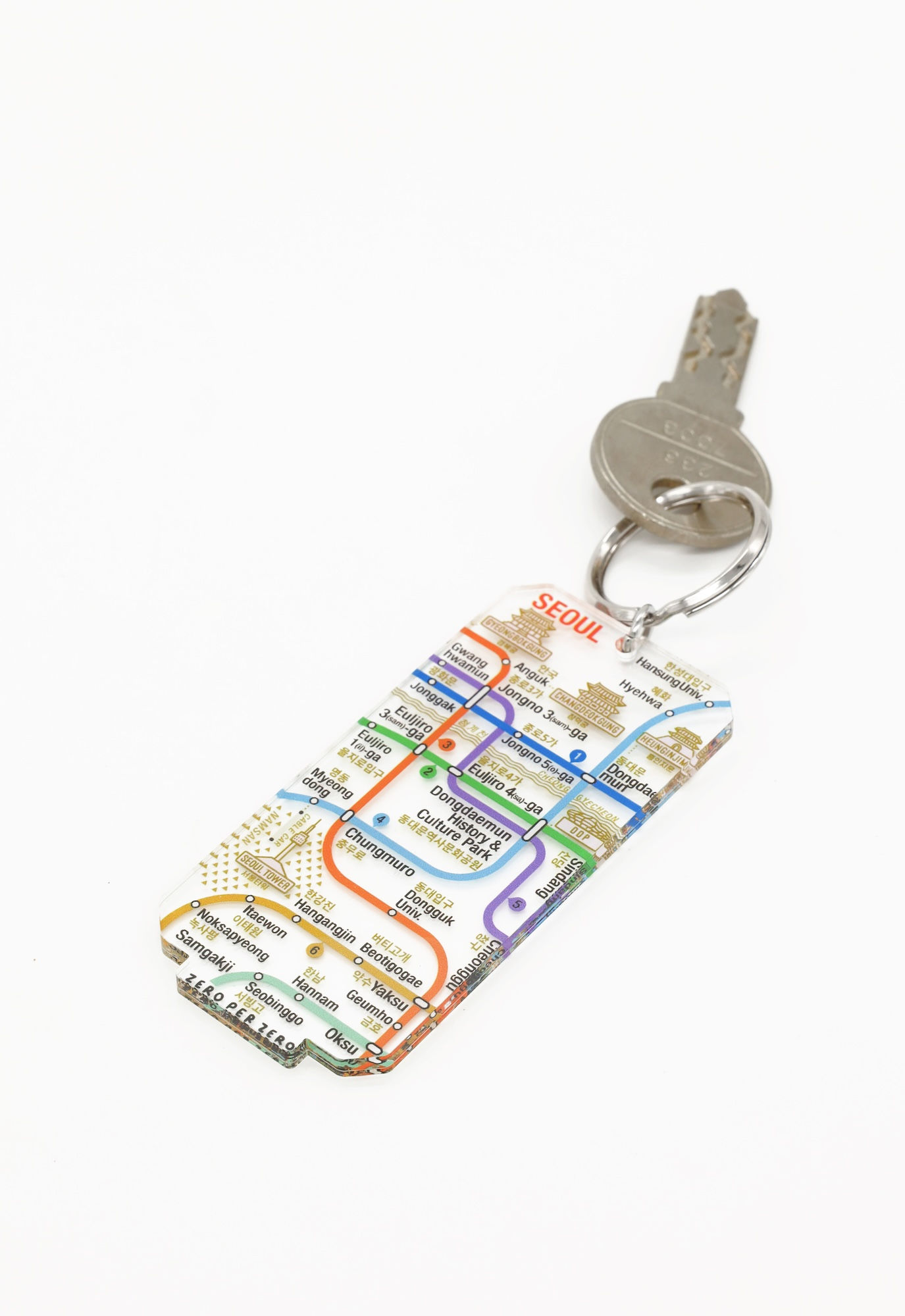 Seoul railway M | Stand Up Keyring