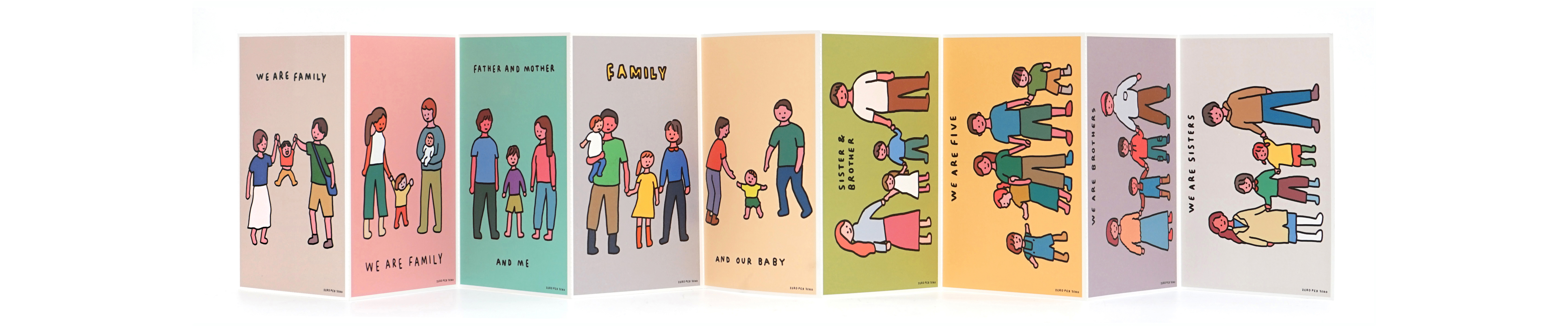 Postcard Set | Family