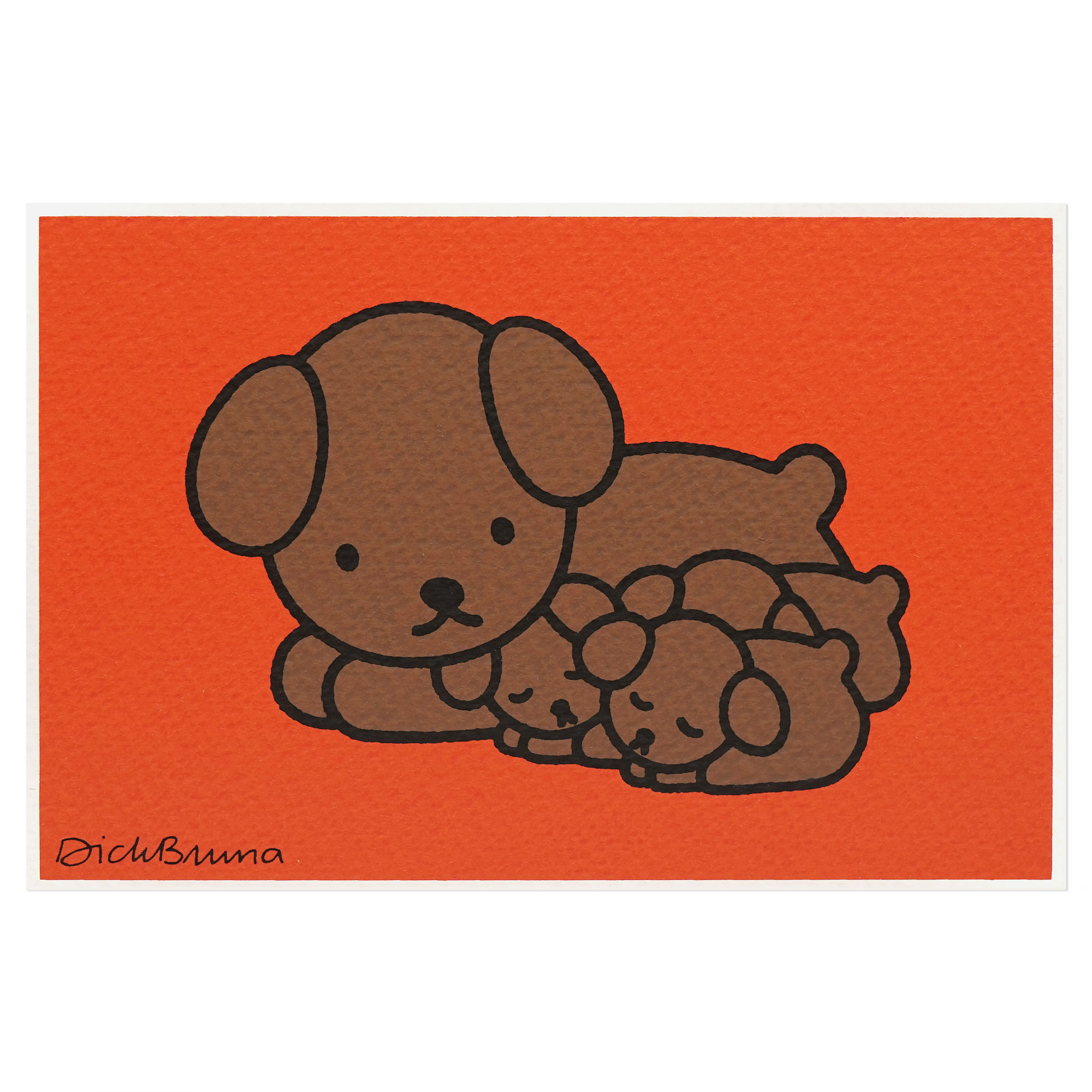 SNUFFY AND BABIES | Miffy Postcard