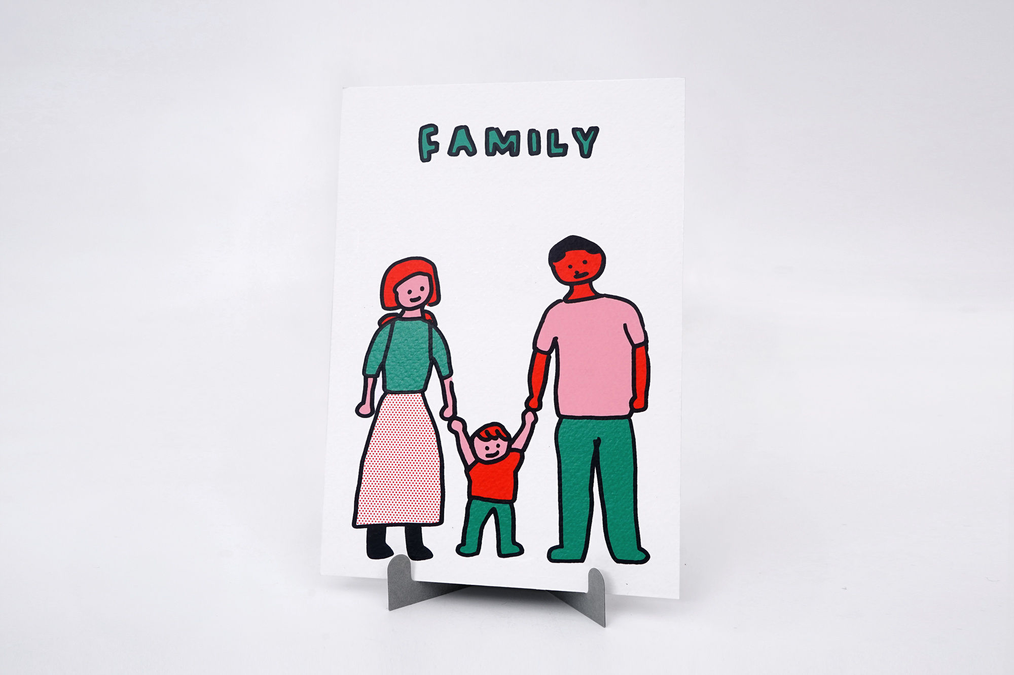 FAMILY | Silkscreen card