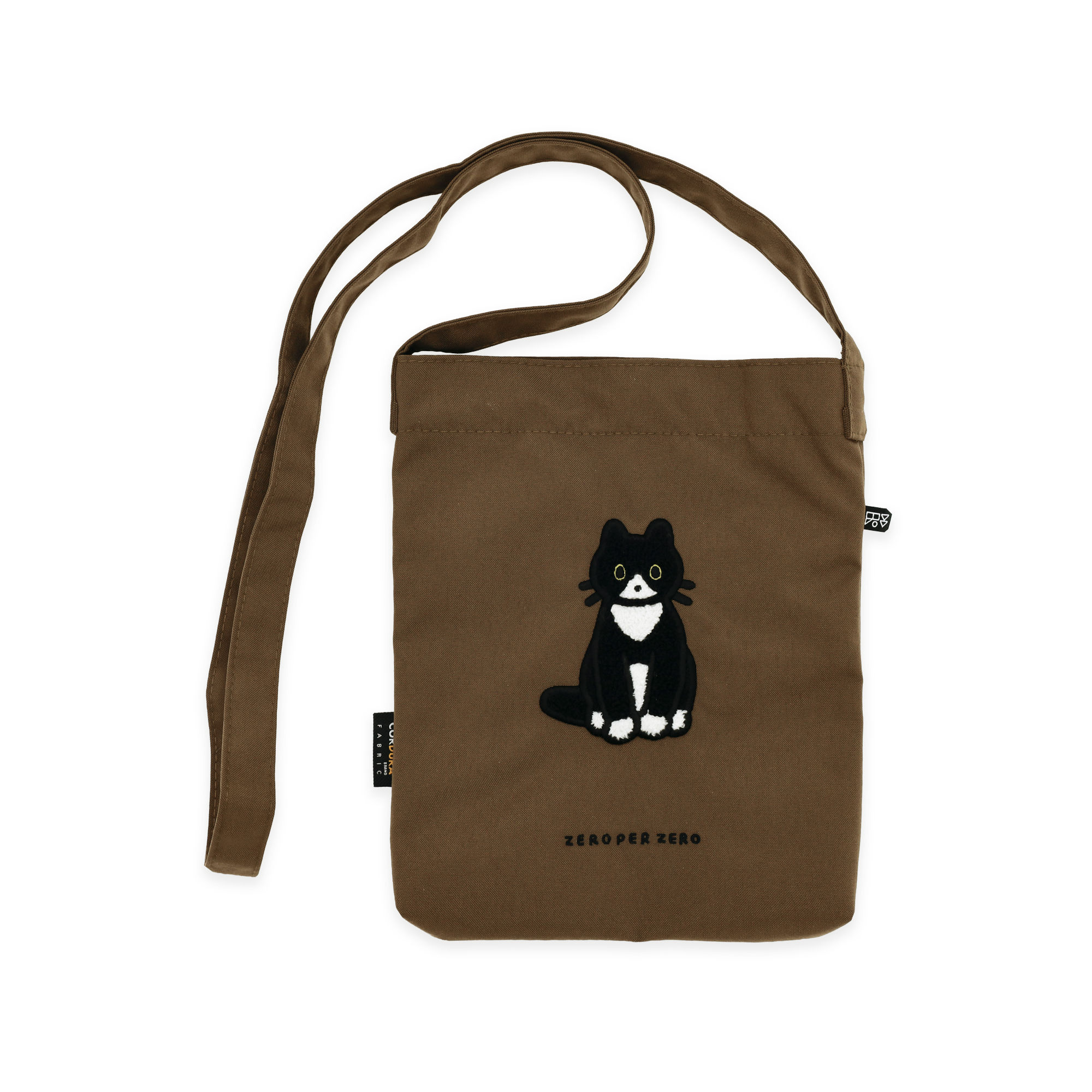 TUXEDO CAT BROWN | Walk walk crossbag
