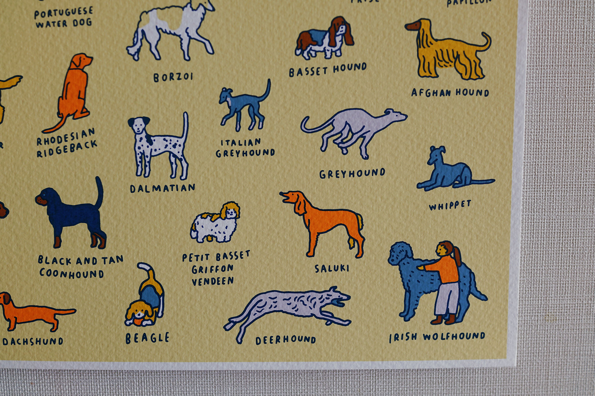 Dog Dictionary | Silkscreen poster