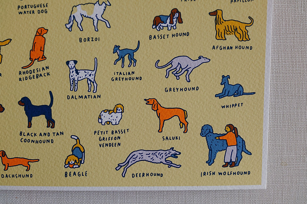 Thumbnail: Dog Dictionary | Silkscreen poster