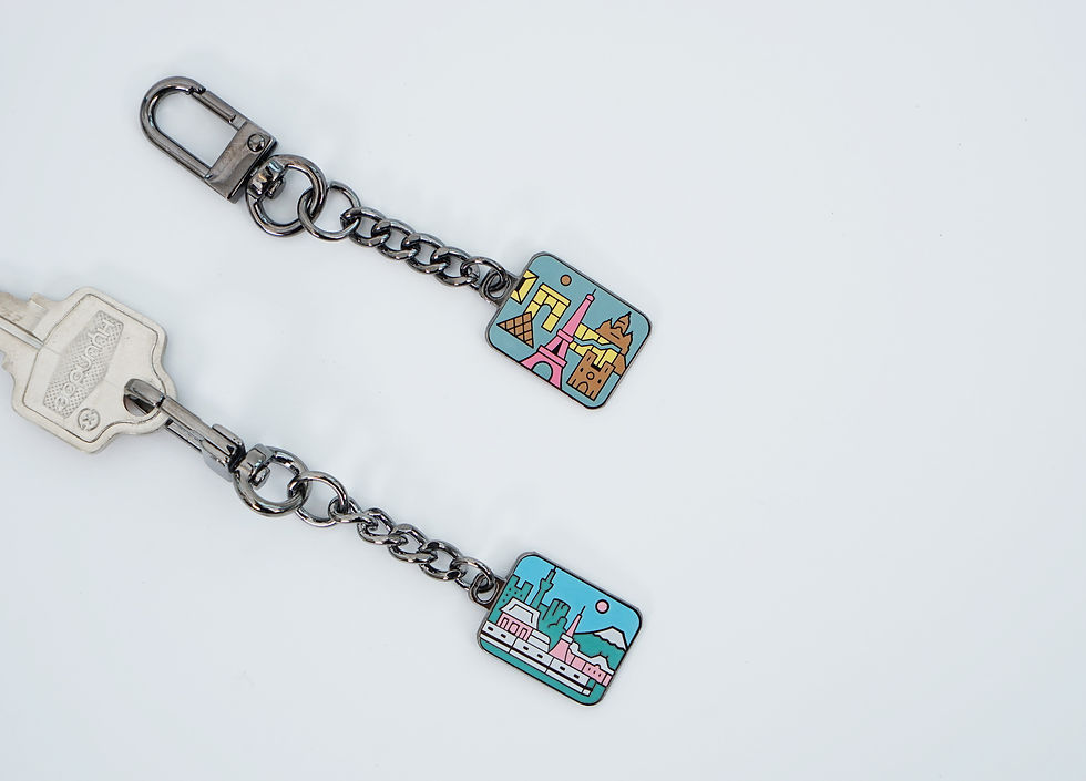 Thumbnail: TOKYO | Metal Keyring