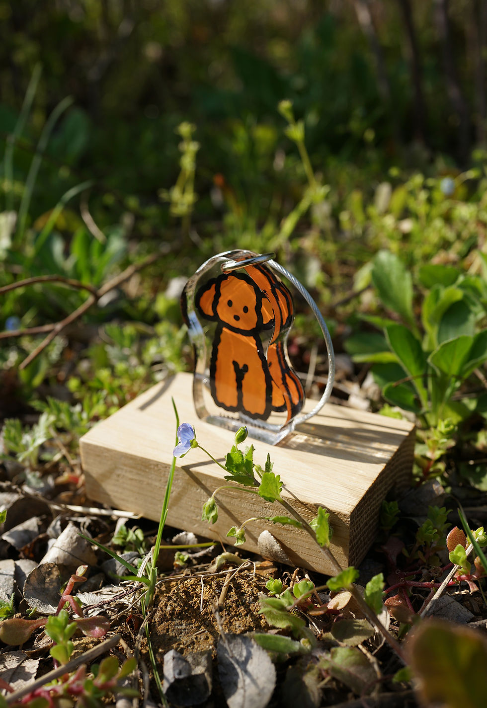 Thumbnail: DOG 3 Brown poodle | Objet Keyring
