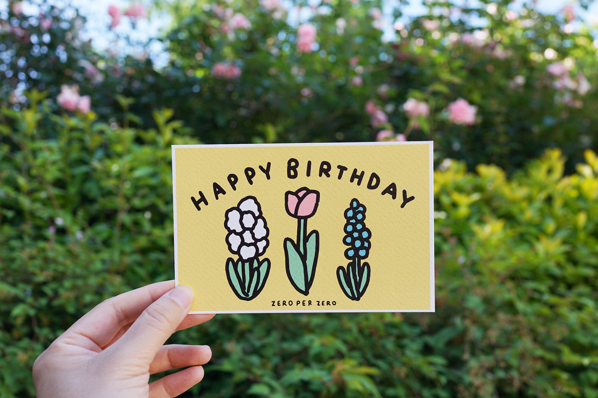 silk HAPPY BIRTHDAY2 | Silkscreen Postcards Set (6EA)