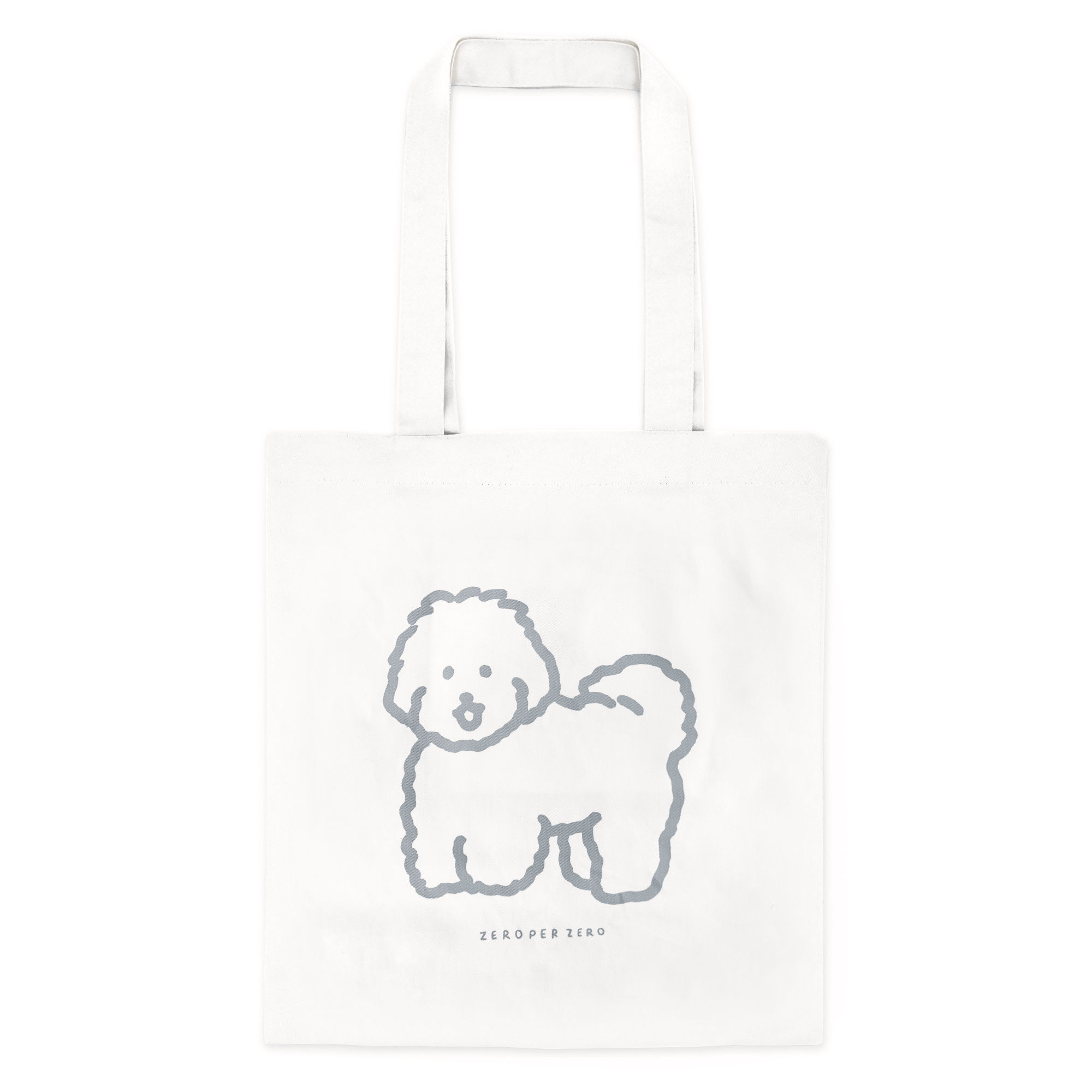 DOG white | Eco bag