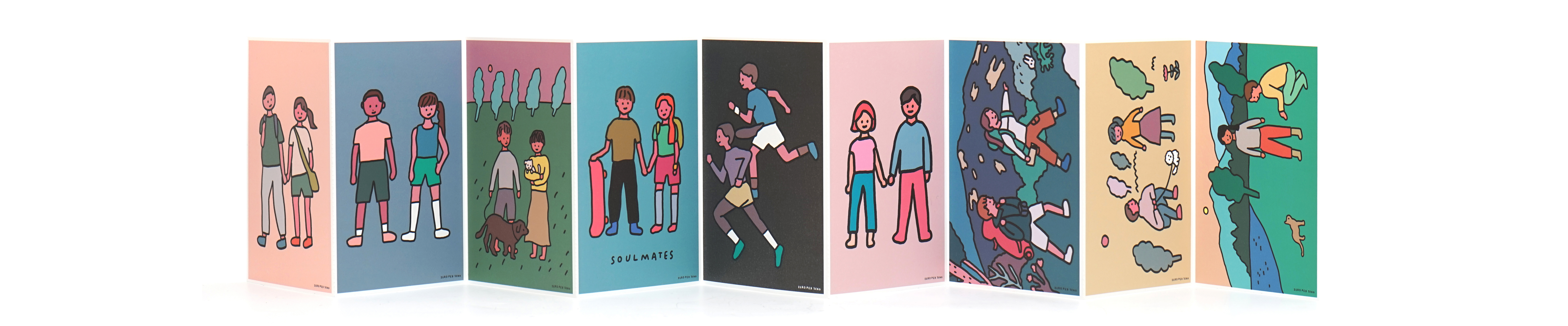 Postcard Set | Couple