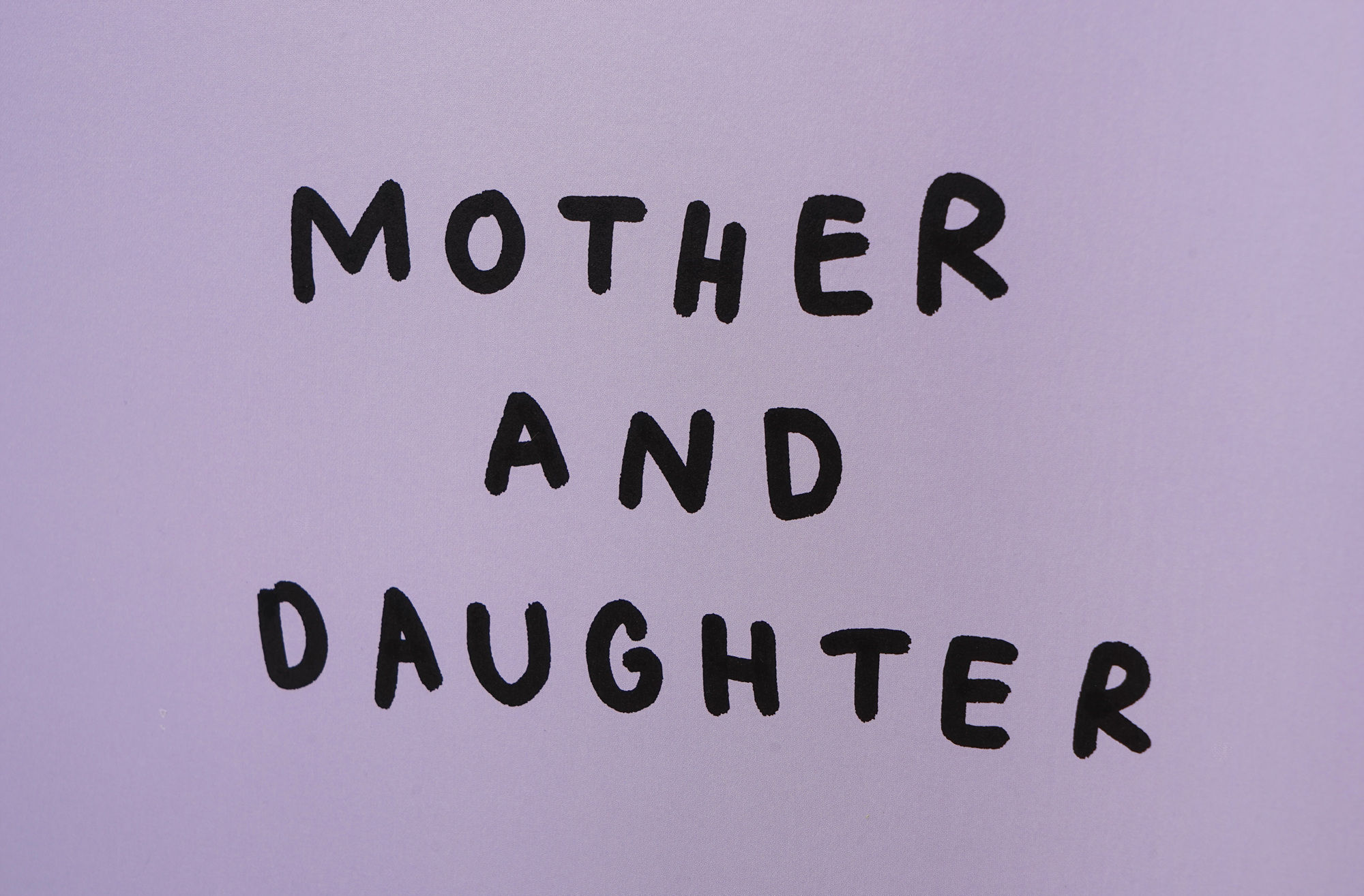 MOTHER AND DAUGHTER | A3 poster