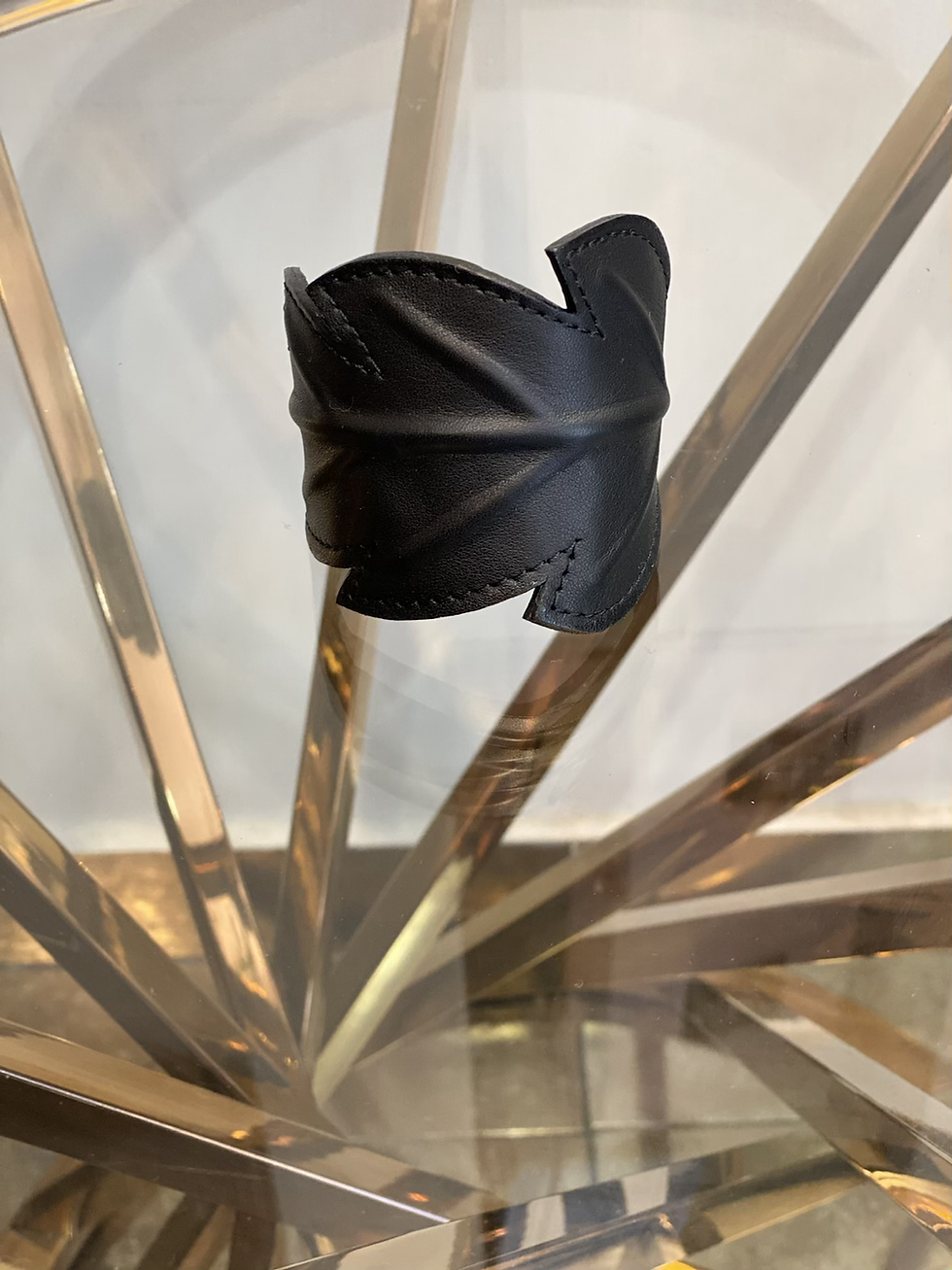 Thumbnail: Bracciale Foglia Nero