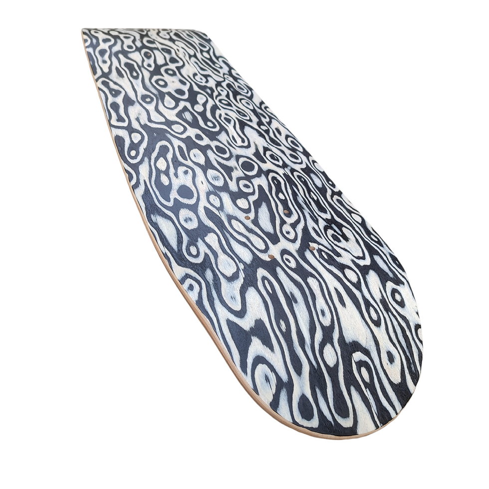 Miniature : Black & White Burl 8.66"