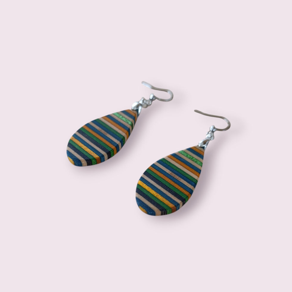 Thumbnail: Boucles d'oreilles - Maple Drop | Acier inoxydable