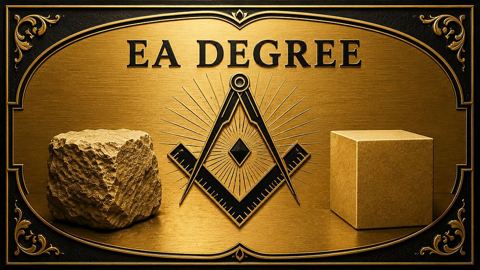 Entered Apprentice Degree (7 - 9pm)
