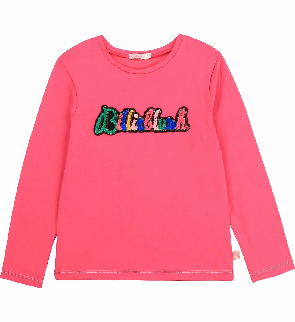 Miniature : Tee-shirt Billie Blush "Letters"